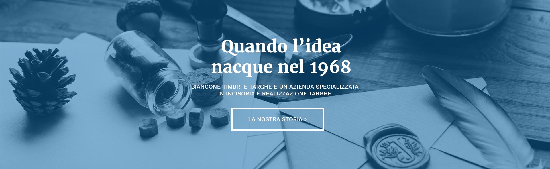 Dal 1968 Biancone timbri e targhe è un azienda specializzata in incisoria e realizzazione targhe
